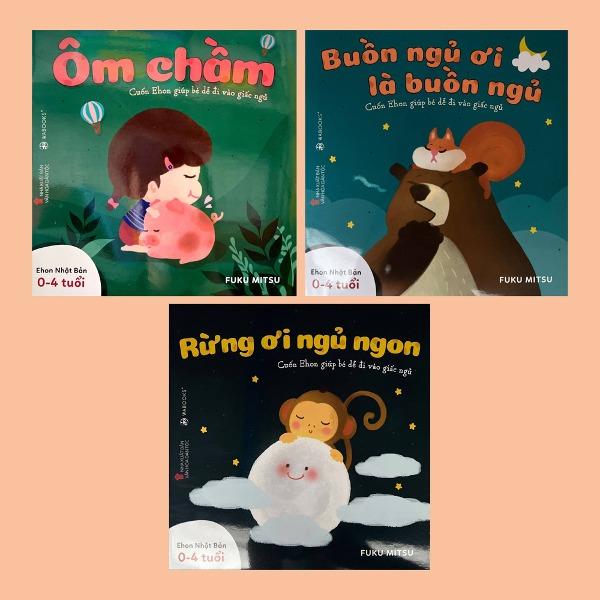 Sách Ehon - Combo 3 Cuốn Buồn Ngủ Ơi Là Buồn Ngủ