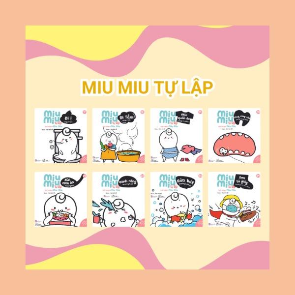 8 Cuốn Kỹ Năng Sống Miu Miu Tự Lập Song Ngữ P1