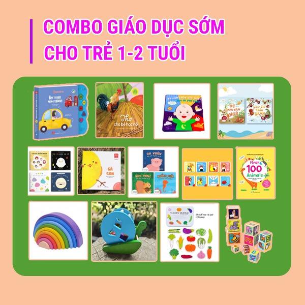 Combo Giáo Dục Sớm Cho Bé 1- 2 Tuổi