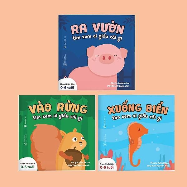 Sách Ehon - Combo 3 Cuốn Ai Giấu Cái Gì Đó