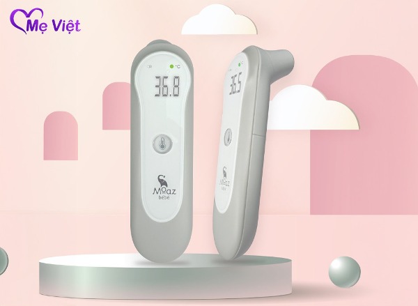 Review Nhiệt Kế Hồng Ngoại Đa Năng Moaz BéBé