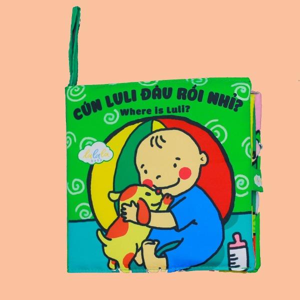 Sách Vải Cún Luli Đâu Rồi Giành Cho Bé 0-4 Tuổi