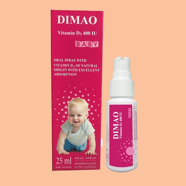 Vitamin D3 Dimao Oral Spray, dạng xịt 400IU