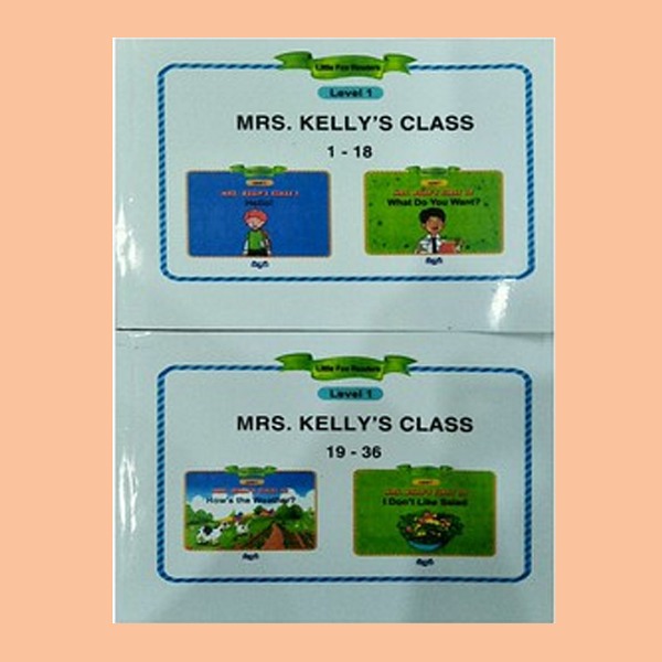 Sách học tiếng anh Little fox - Mrs Kelly's Class - 2 cuốn