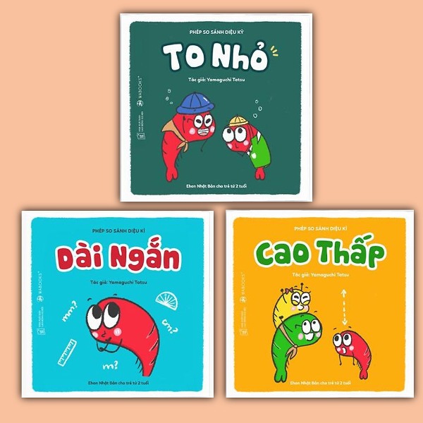 Sách Ehon Nhật Bản - Combo 3 Cuốn Phép So Sánh Diệu Kỳ