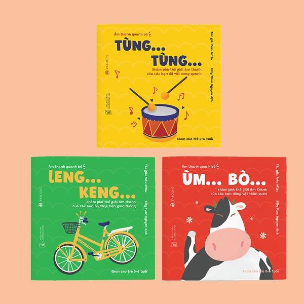 Combo 3 Cuốn Âm Thanh- Sách Ehon Cho Bé 0-6 Tuổi