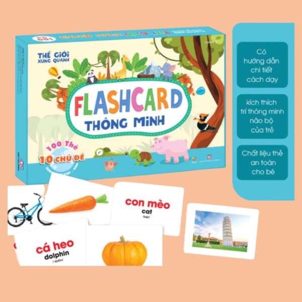 Flashcard - Bộ thẻ học thông minh song ngữ Glenn Doman Thế Giới Xung Quanh