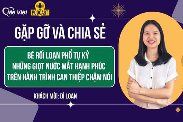 Bé rối loạn phổ tự kỷ và giọt nước mắt hạnh phúc khi con bật nói