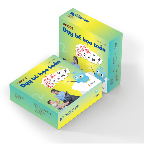 Thẻ Flashcard Glenn Doman GDkids - Bộ 109 Thẻ Toán