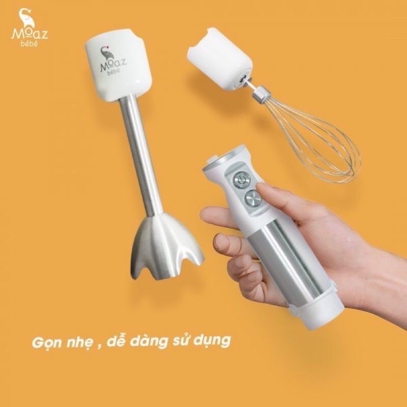 Máy Xay Cầm Tay Mini Đa Chức Năng Moaz Bebe MB-026