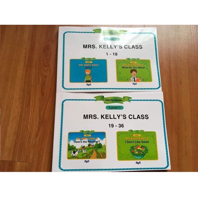 Sách học tiếng anh Little fox - Mrs Kelly's Class - 2 cuốn