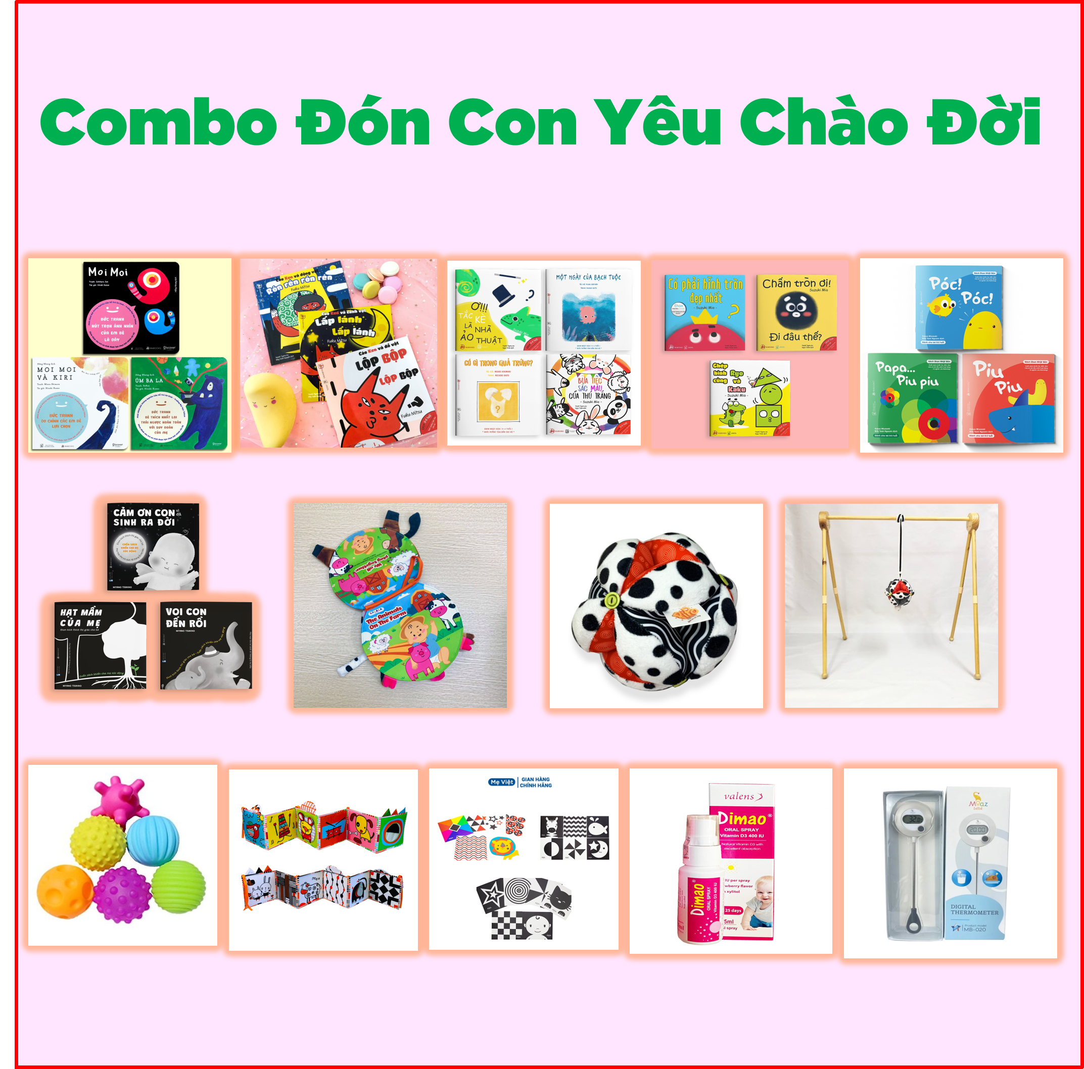 Combo Đón Con Yêu Chào Đời (0-6 Tháng)