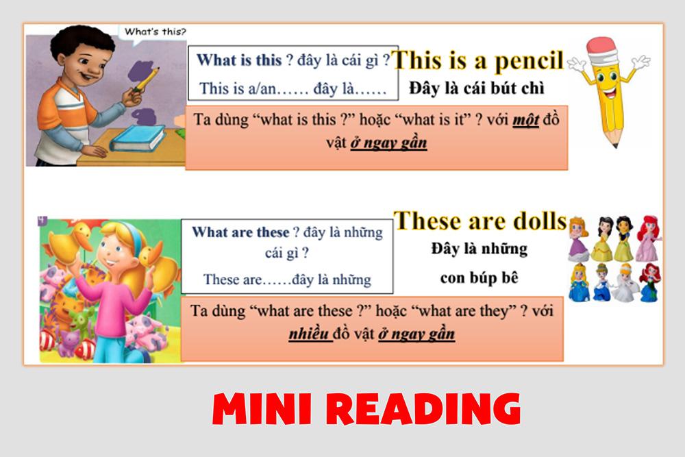 MINI READING bản full - Tiếng Anh cho bé